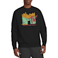 Miniatyrbild 5 av 5: MTV Unisex Vuxen Fries Sweatshirt S Svart Black S