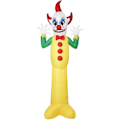 Miniatyrbild 2 av 3: Smiffys Clown Utomhus Uppblåsbar One Size Flerfärgad Multicoloured One Size