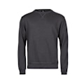 Miniatyrbild 1 av 4: Tee Jays Herr Ribber Interlock Crew Neck Sweatshirt M Mörkgrå Dark Grey M
