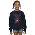 Miniatyrbild 2 av 3: Netflix Girls Stranger Things Demo Cave Sweatshirt 9-11 år N Navy Blue 9-11 Years