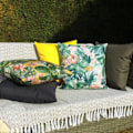 Miniatyrbild 2 av 4: Furn Medinilla Square Outdoor Cushion Cover One Size Mustard Ye Mustard Yellow One Size