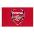 Miniatyrbild 2 av 4: Arsenal FC Core Crest Flag One Size Röd Red One Size