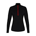 Miniatyrbild 1 av 3: TriDri Dam/Kvinnor Långärmad Performance Quarter Zip Top S Black/Red S