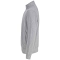 Miniatyrbild 2 av 2: Henbury Unisex Vuxen Hållbar Kvarts Dragkedja Sweatshirt XXL Heather Grey Heather Grey XXL