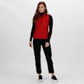 Miniatyrbild 4 av 4: Regatta Dam/Kvinnor Flux Softshell Bodywarmer / Ärmlös Jacka Classic Red 12