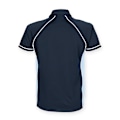Miniatyrbild 2 av 2: Finden & Hales Herr Piped Performance Sports Polo Shirt XL Marinblå Navy/Sky/White XL