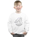Miniatyrbild 2 av 5: Harry Potter Pojkar Buckbeak Linje Konst Sweatshirt 7-8 År Vit White 7-8 Years