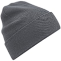 Miniatyrbild 1 av 2: Beechfield Original Organic Cotton Cuffed Beanie One Size Graph Graphite One Size