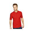 Miniatyrbild 4 av 4: Casual Classic Pikétröja för Män 5XL Röd Red 5XL