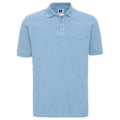 Miniatyrbild 1 av 3: Russell Herr Classic Cotton Pique Poloshirt XL Sky Blue Sky Blue XL