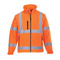 Miniatyrbild 1 av 2: Portwest Herr 2 i 1 Hög synlighet Mjuk skaljacka 4XL Orange Orange 4XL