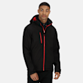 Miniatyrbild 3 av 3: Regatta Venturer 3-lagers Membran Soft Shell Jacka S Svart Black/Red S