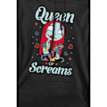 Miniatyrbild 3 av 4: The Nightmare Before Christmas Herrarnas Queen Sally Hoodie Stor Svart Black L