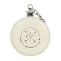 Miniatyrbild 1 av 3: Something Different Happy Camper Hip Flask One Size Vit White One Size