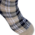 Miniatyrbild 4 av 4: Trespass Unisex Fergus Rutig Strumpor 7 UK-11 UK Soft Stone Soft Stone 7 UK-11 UK