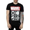 Miniatyrbild 3 av 5: Avengers Icons T-shirt för män 3XL Svart Black 3XL
