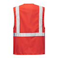 Miniatyrbild 2 av 2: Portwest Unisex Vuxen Iona Executive Hi-Vis Väst L Röd Red L