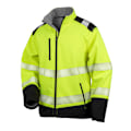 Miniatyrbild 1 av 3: SAFE-GUARD by Result Unisex Vuxen Ripstop Säkerhet Mjuk Skal Jacka Fluorescent Yellow/Black L