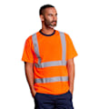 Miniatyrbild 3 av 3: PRORTX Hi-Vis T-shirt XL Orange/Navy för män Orange/Navy XL