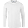 Miniatyrbild 1 av 5: Gildan Soft Style långärmad T-shirt för män (5-pack) L Vit White L