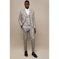 Miniatyrbild 4 av 4: Burton Highlight Check Slim Suit Byxor 34R Grå Grey 34R