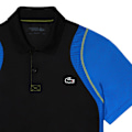 Miniatyrbild 3 av 3: Lacoste Herr Återvunnen Polyester Tennis Pikétröja M Svart/Blå Black/Blue M