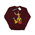 Miniatyrbild 1 av 3: Disney Boys Pluto Jul Ren Sweatshirt 12-13 År Bur Burgundy 12-13 Years
