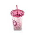 Miniatyrbild 2 av 2: Aston Villa FC Crest 600ml zer Cup Med Sugrör En Storlek Clar Claret Red One Size