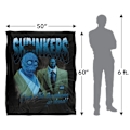 Miniatyrbild 5 av 6: Beetlejuice Shrinkers Filt En Storlek Flerfärgad Multicoloured One Size