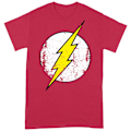 Miniatyrbild 1 av 2: Flash Unisex Vuxen Distressed Logo T-Shirt L Röd Red L