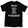 Miniatyrbild 2 av 2: Wu-Tang Clan Unisex Vuxen Tour ´23 Wu-Tang Forever Baktryck T Black XXL
