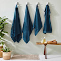 Miniatyrbild 3 av 3: Furn Textured Weave Badlakan 130cm x 70cm Blå Blue 130cm x 70cm