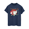 Miniatyrbild 1 av 3: Star Wars The Mandalorian Dam/Damer Baby Yoda Force Be With Navy Blue XXL