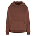 Miniatyrbild 1 av 2: Build Your Brand Dam/Kvinnor Fluffig Hoodie 24 UK Chokladbrunt Chocolate Brown 24 UK