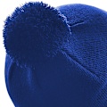Miniatyrbild 2 av 2: Beechfield Unisex Original Pom Pom Vintermössa En storlek B Bright Royal One size