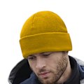 Miniatyrbild 2 av 3: Beechfield Unisex Vuxen Cuffed Fleece Beanie One Size Senapsgul Y Mustard Yellow One Size