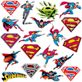 Miniatyrbild 4 av 6: Superman Deluxe Poser Stickers (Förpackning med 100) One Size Multicolo Multicoloured One Size