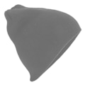 Miniatyrbild 1 av 2: Beechfield Plain Basic Knitted Winter Beanie Hat One Size Graph Graphite Grey One Size