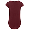 Miniatyrbild 2 av 2: Bygg ditt varumärke Dam/Dam lång Slub T-shirt 4XL Cherry Cherry 4XL