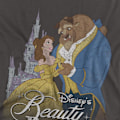 Miniatyrbild 3 av 4: Skönheten och Odjuret Unisex Vuxen Belle Odjuret Slott T-Shirt L Charcoal L