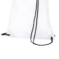Miniatyrbild 2 av 2: BagBase Budget Vattentålig Sport Gymsac Dragsnöre Väska (11 White One Size