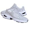 Miniatyrbild 3 av 3: Var är det ifrån Dam/Dam Echo Mesh Lace Up Sneakers 4 UK Silver/Grey 4 UK