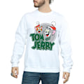 Miniatyrbild 3 av 5: Tom And Jerry Herr Julhälsningar Sweatshirt S Vit White S