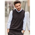 Miniatyrbild 4 av 4: Russell Collection Herr V-hals Sleevless Stickad Pullover Topp / Charcoal Marl 4XL