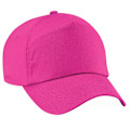 Miniatyrbild 1 av 3: Beechfield Unisex Original 5-Panel Baseballkeps i enfärgad design, One Size Fuchsia One Size