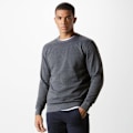 Miniatyrbild 4 av 4: Kustom Kit Klassic Stickad Sweatshirt XL Mörkgråmelerad Dark Grey Marl XL