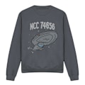 Miniatyrbild 1 av 5: Star Trek Unisex Vuxen The Intrepid Class Sweatshirt M Kolgrå Charcoal M