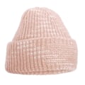 Miniatyrbild 2 av 2: Beechfield Unisex Vuxen Patch Chunky Stickad Mössa Storlek One Straw Strawberry Haze One Size