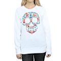 Miniatyrbild 2 av 3: Coco Dam/Kvinna Skalle Bomulls Sweatshirt M Vit White M