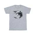 Miniatyrbild 1 av 2: Netflix The Witcher Wolf Logo T-shirt L Sports Grey för män Sports Grey L